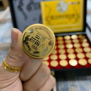 Đông trùng hạ thảo Hàn Quốc hộp gỗ đen 60 viên
