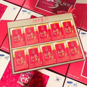 Hồng sâm thái lát tẩm mật ong Sambok Food Hàn Quốc