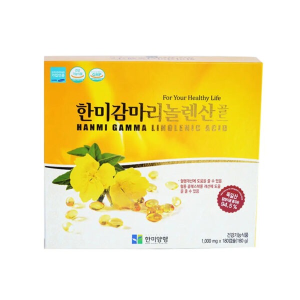 Viên uống Tinh Dầu Hoa Anh Thảo Hanmi Gamma Linolenic Acid Hàn Quốc (180 viên)