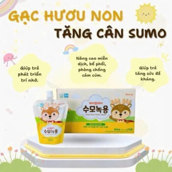 Gạc hươu non Sumo 80ml - Hỗ trợ tăng cân cho bé